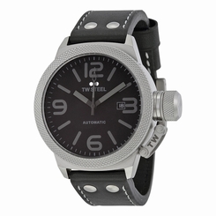 TW Steel Canteen Black Dial 45mm Mens Watch TWA200