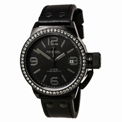 TW Steel TW912 Gent's Canteen Black Dial Leather Strap Watch