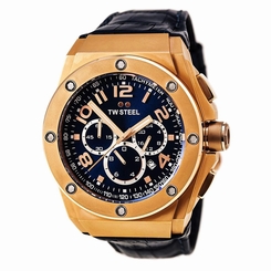 TW Steel CE4003 Gent's CEO Kivanc Chrono Quartz Blue Dial Blue Bend Watch