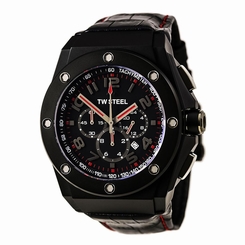TW Steel CE4009 Gent's CEO Tech Black Dial Black Band Chrono Watch