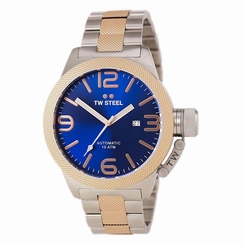 TW Steel CB146 Gent's Canteen Automatic Blue Dial TT Steel Watch