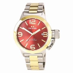 TW Steel CB71 Gent's Canteen Red Dial TT Steel Bracelet Watch