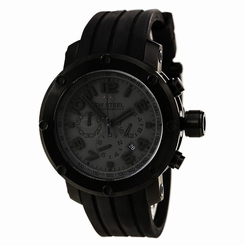 TW Steel TW128 Men's Black IP Chronograph Black Dial Watch