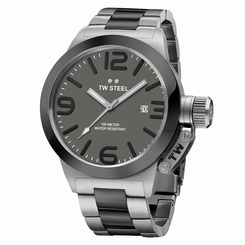 TW Steel CB201 Canteen Two Tone Steel Bracelet Watch