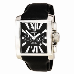 TW Steel CE3006 Gent's CEO Goliath Black Leather Band Chrono Watch