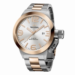 TW Steel CB121 Canteen Silver Steel Bracelet Watch