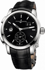 Ulysse Nardin Dual Time Manufacture 42mm Stainless Steel 3343-126/92 Ret: $9,800