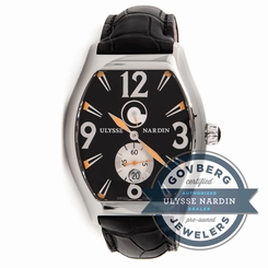 Ulysse Nardin Michelangelo 273-68/62 Auto Steel Mens Strap Watch Date Deployment