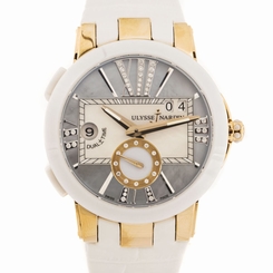 Ulysse Nardin Executive Dual Time 40mm Mother of Pearl Women's Watch 246-10/392