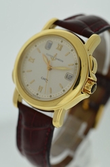 Ulysse Nardin GMT +/- San Marco 18k Yellow Gold 37mm gent's watch.