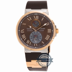 Fake AAA  Ulysse Nardin Maxi Marine Chronometer 265-67-3/45 Auto Steel Gold Mens Watch Watch
