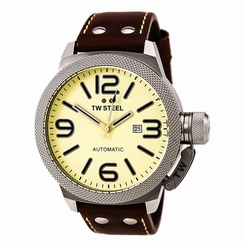 TW Steel Gent's TWA953 Canteen Brown Leather Band Automatic Watch