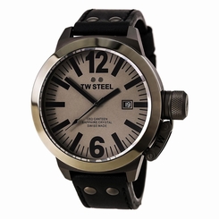 TW Steel CE1052 Gent's Black Leather Strap Grey Dial Swiss Watch