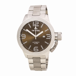  TW Steel CB26 Gent's Canteen Bracelet Brown Dial Automatic Watch