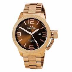 TW Steel CB196 Gent's Canteen Automatic Brown Dial Rose Gold Watch
