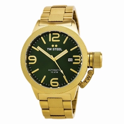TW Steel CB225 Gent's Green Dial Yellow Gold Automatic Watch