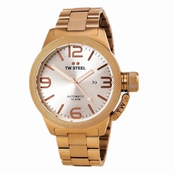 TW Steel CB166 Gents Canteen Automatic Silver Dial Rose Gold Watch
