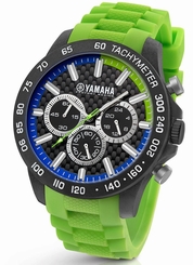 TW Steel Yamaha Factory Racing 45mm Green Strap Chronograph Watch Y118