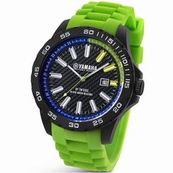 TW Steel Yamaha Factory Racing 45mm Green Strap Watch Y10