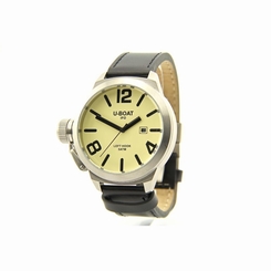 U-Boat Left Hook IFO 7247 Stainless Steel Silver Men Watch 11924