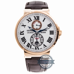 Ulysse Nardin Marine Chronometer 266-67/40 Auto 43mm Rose Gold Mens Strap Watch