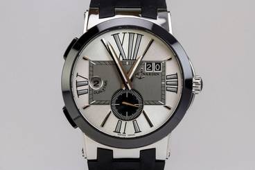 Ulysse Nardin Executive Dual Time 43mm Automatic Watch 243-00-3/421 243-00
