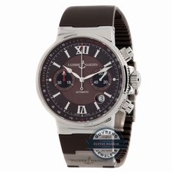 Uysse Nardin Maxi Marine Chrono 353-66-3/355 Auto 41mm Steel Mens Strap Watch