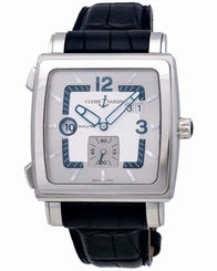 Ulysse Nardin Quadrato Dual Time Automatic Men's Watch - 243-92/601