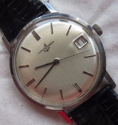 Ulysse Nardin mens wristwatch steel case screw cap load manual cal. N 65-4