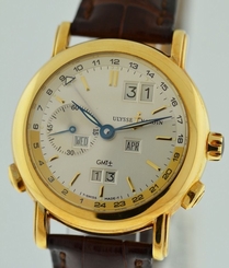 Ulysse Nardin GMT +/- Perpetual 18k Yellow Gold 39mm gent's $37,200.00 watch.