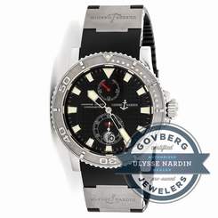  Ulysse Nardin Maxi Marine Automatic Steel Power Reserve Mens Watch 263-33-392