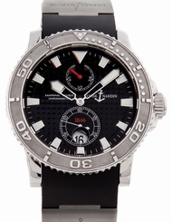 Ulysse Nardin Maxi Marine Diver Chronometer Black Strap Mens Watch 263-33-3/92 717449267658