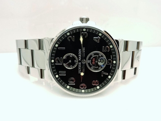 Ulysse Nardin Maxi Marine Chronometer 1846 263-66 Stainless Steel Watch