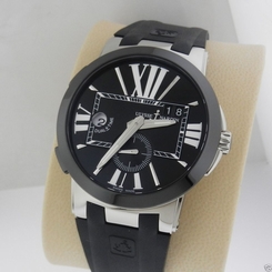 Ulysse Nardin Executive Dual Time 243-00 Black Dial Stainless Steel Ret: $9,400