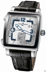 Ulysse Nardin Quadrato Dual Time 243-92cer/601 Stainless Steel New Ret: $8,800
