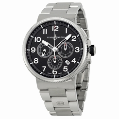 Ulysse Nardin Marine Chronometer Black Stainless Steel Mens Watch 15031507M62 845960059770