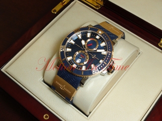 Ulysse Nardin Maxi Marine Diver Titanium & 18kt Rose Gold 45mm Ref: 265-90-3/93