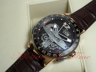  Ulysse Nardin El Toro Perpetual Calendar GMT �� Rose Gold 43mm Limited 500 322-00