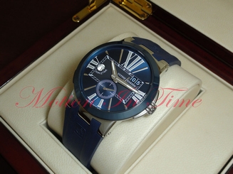 Ulysse Nardin Executive Dual Time 43mm Sainless Steel Blue Ceramic 243-00-3/43