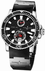 ULYSSE NARDIN Maxi Marine Diver Chronometer Rubber Band 263-33-3/92 Ret $7,800