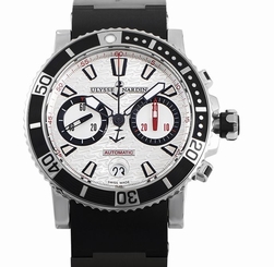 ULYSSE NARDIN Maxi Marine Automatic Chronograph 8003-102-3/916 Retail $11,000