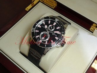 Ulysse Nardin Maxi Marine Diver 44mm Stainless Steel Black Dial 263-10-3/92