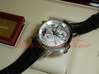 Ulysse Nardin Sonata Cathedral Dual Time Alarm 18k White Gold Silver Dial 670-88