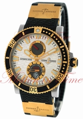 Ulysse Nardin Maxi Marine Diver Titanium/18kt Rose Gold 45mm Rubber 265-90-3/91