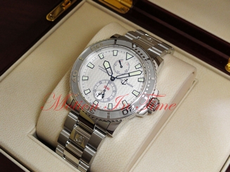 Ulysse Nardin Maxi Marine Diver Chronometer Stainless Steel 42.7mm 263-33-7