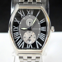ULYSSE NARDIN MICHELANGELO 273-68 GIGANTE SAPPHIRE GLASS CHRONOMETER MEN`S