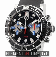 Ulysse Nardin Maxi Marine Diver Chronograph Steel 43mm 8003-102-3/92 NOS 2015