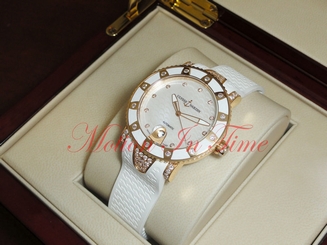 Ulysse Nardin Lady Marine Diver Rose Gold Diamond 40mm Rubber 8106-101EC-3C/10