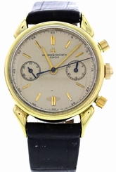 Men's Vintage 18k Yellow Gold Vacheron Constantin Cornes de Vaches Ref 6087