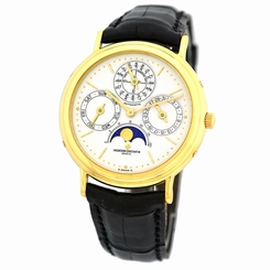 VACHERON CONSTANTIN 18K Yellow Gold Perpetual Calendar Moonphase 43031 Warranty